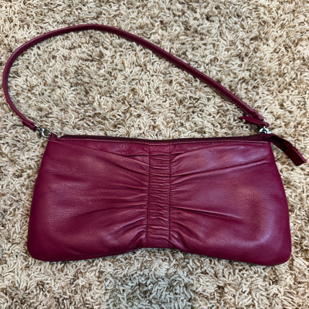 Apostrophe Cranberry Purse